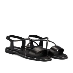 Sandales femme 5127 noir combiné