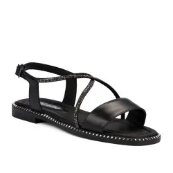 Sandales femme 5127 noir combiné