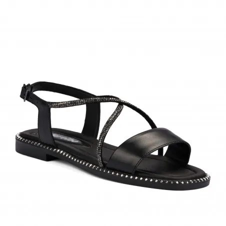 Sandales femme 5127 noir combiné