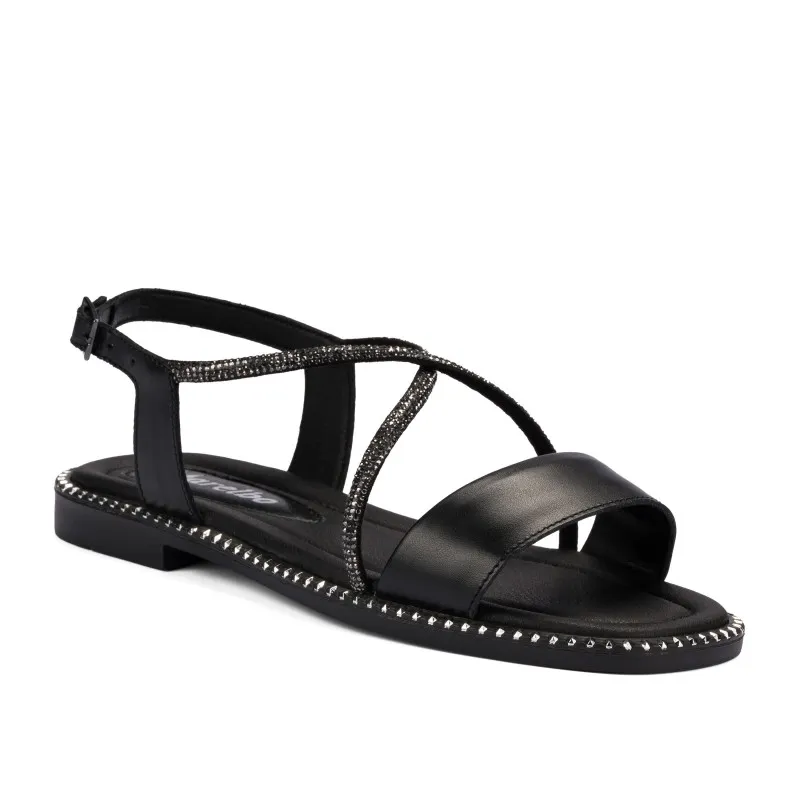 Sandales femme 5127 noir combiné