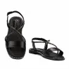 Sandales femme 5127 noir combiné