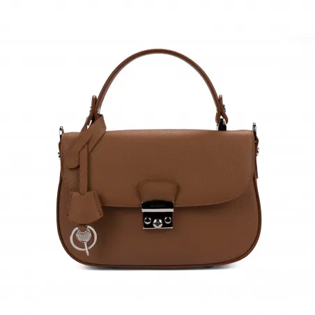 Sac à main femme 022g 01 marron doré