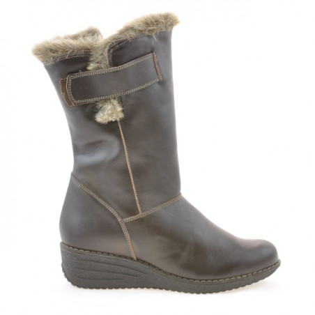 Bottes femme 3246 café