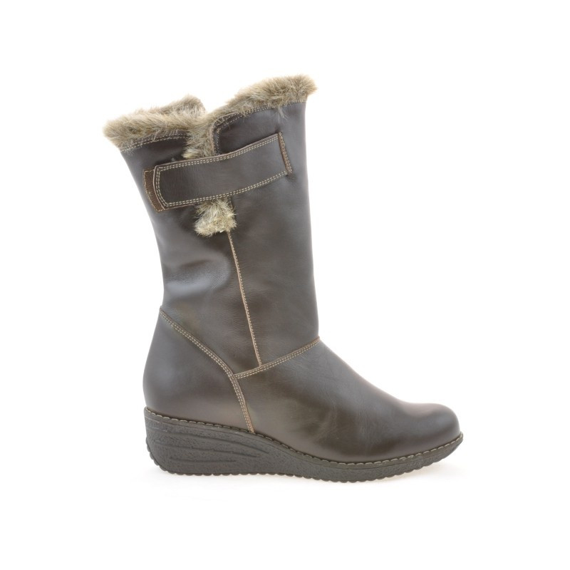 Bottes femme 3246 café