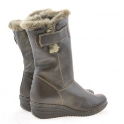 Bottes femme 3246 café