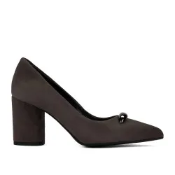 Chaussures élégantes pour femme 1361 velours sable