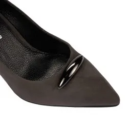 Chaussures élégantes pour femme 1361 velours sable