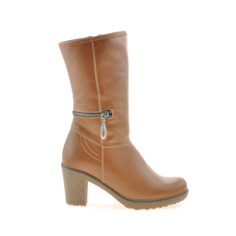 Bottes femme 3256 marron ciré