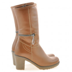 Bottes femme 3256 marron ciré