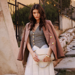 Sac à bandoulière femme 040g panna lifestyle