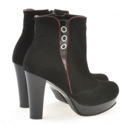 Bottes femme 1138 noir antilope combiné