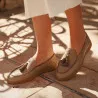 Mocassins femme 6096 biz cappuccino lifestyle