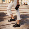 Chaussures de sport femme 6103 cuir noir combiné lifestyle