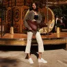 Baskets femme 6103 biz blanc combiné lifestyle