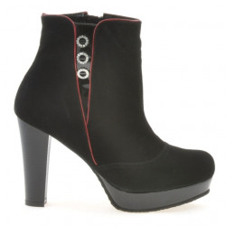 Bottes femme 1138 noir antilope combiné