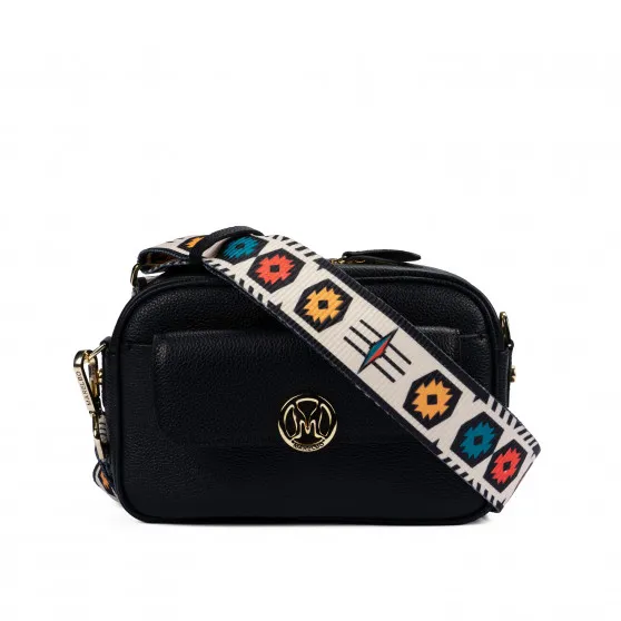 Sac à main pour femme à bandoulière 014g noir