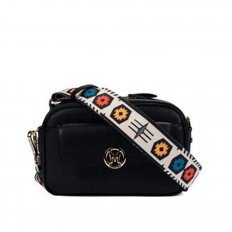 Sac à main pour femme à bandoulière 014g noir