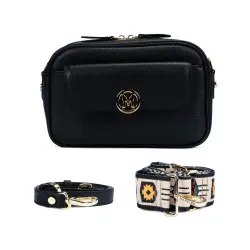 Sac à main pour femme à bandoulière 014g noir