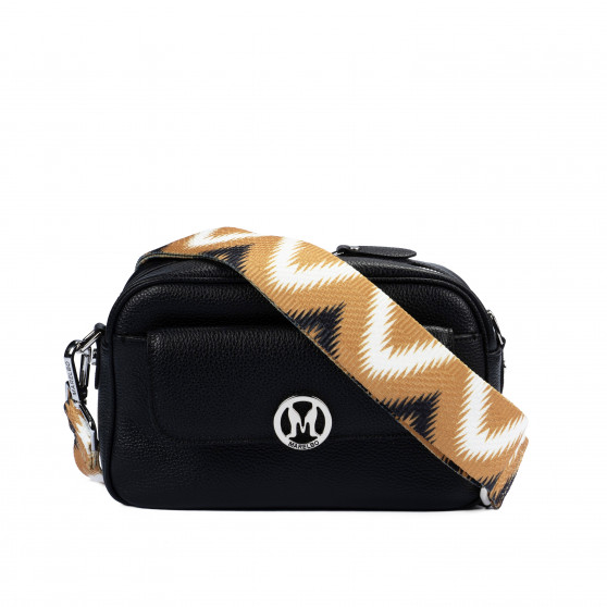 Sac à main femme bandoulière 014g 01 noir