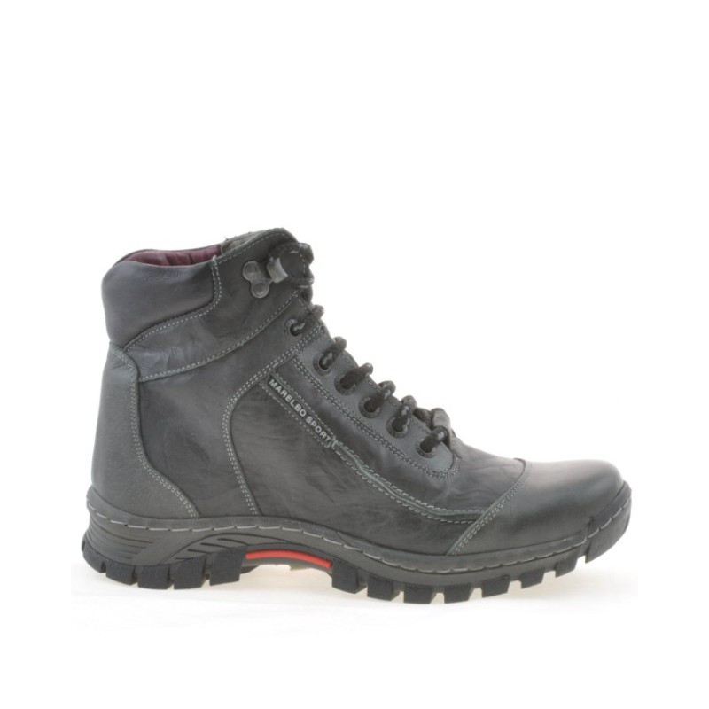 Bottes adolescents 479 noir+gris