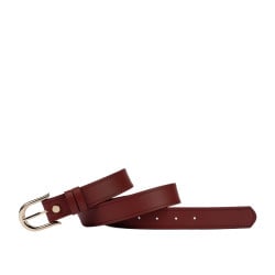 Ceinture femme 46mc bordeaux