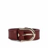 Ceinture femme 46mc bordeaux