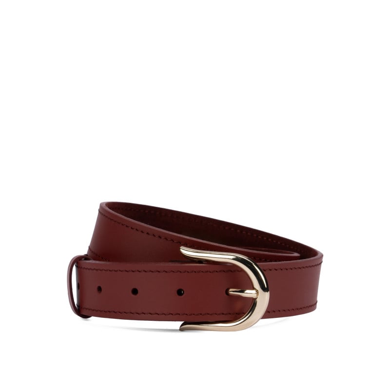 Ceinture femme 46mc bordeaux