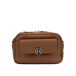 Sac à main pour femme à bandoulière 014g 01 biz marron