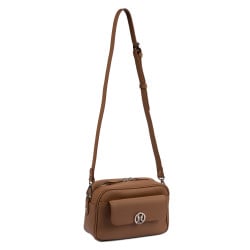 Sac à main pour femme à bandoulière 014g 01 biz marron