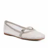 Ballerines femme 1369 blanc combiné