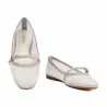 Ballerines femme 1369 blanc combiné