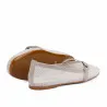 Ballerines femme 1369 blanc combiné