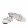 Ballerines femme 1369 blanc combiné