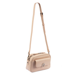 Sac à main femme bandoulière 014g 01 biz poudre rose