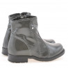 Bottes enfant petit 28c vernis gris
