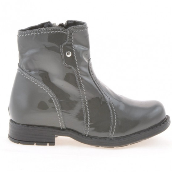 Bottes enfant petit 28c vernis gris Bottes enfant petit 28c vernis gris