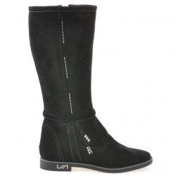 Bottes femme 3276 velours noir
