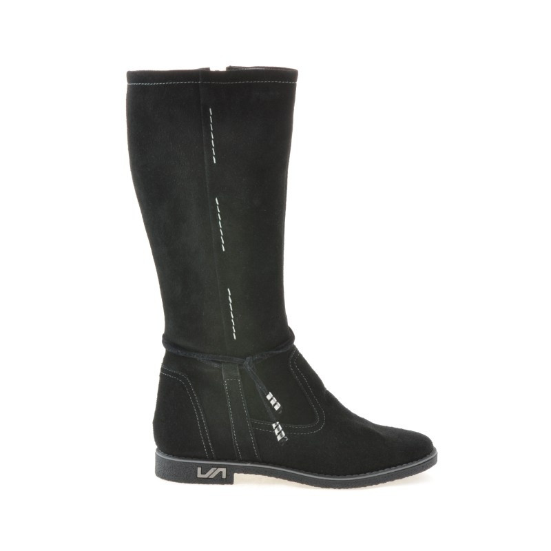 Bottes femme 3276 velours noir