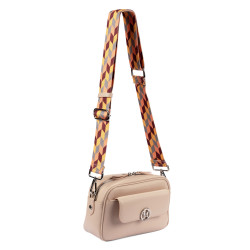 Sac à main femme bandoulière 014g 01 biz poudre rose
