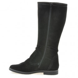 Bottes femme 3276 velours noir