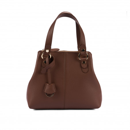 Sac à main femme bandoulière 004-1g cognac