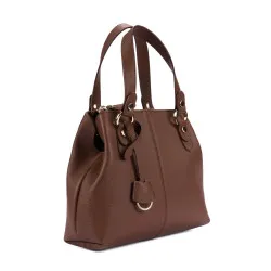 Sac à main femme bandoulière 004-1g cognac