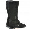 Bottes femme 3276 velours noir