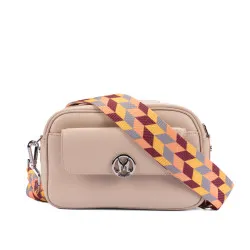 Sac à main femme bandoulière 014g 01 biz poudre rose