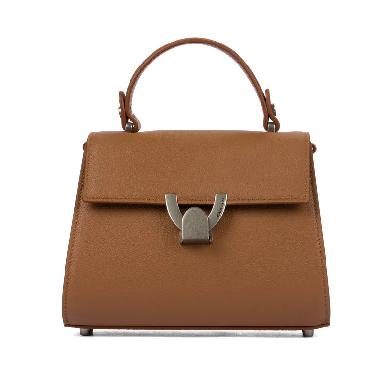 Sac à main pour femme 032g 01 marron doré