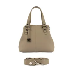 Sac à main femme bandoulière 004g 01 gris clair