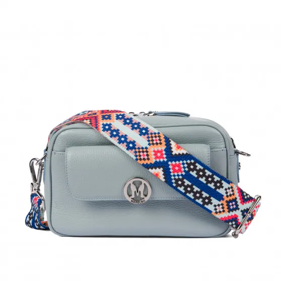 Sac à main femme bandoulière 014g 01 biz gris glace