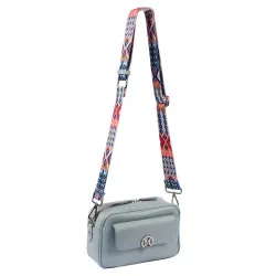 Sac à main femme bandoulière 014g 01 biz gris glace