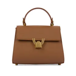 Sac à bandoulière pour femme 032g marron doré