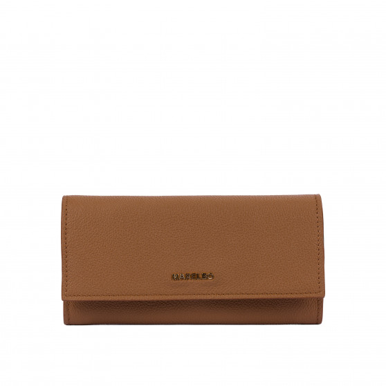 Portefeuille femme 207g marron doré